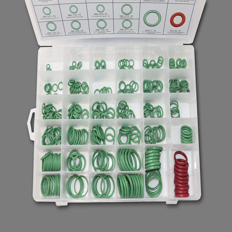 ORK 382pcs/386pcs/407pcs/408pcs Fkm या Nbr रबर ओ-रिंग सील बॉक्स/सील के लिए किट