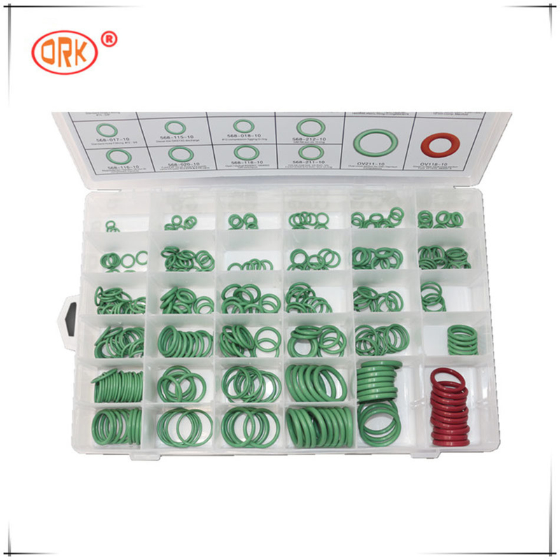 ORK 382pcs/386pcs/407pcs/408pcs Fkm या Nbr रबर ओ-रिंग सील बॉक्स/सील के लिए किट