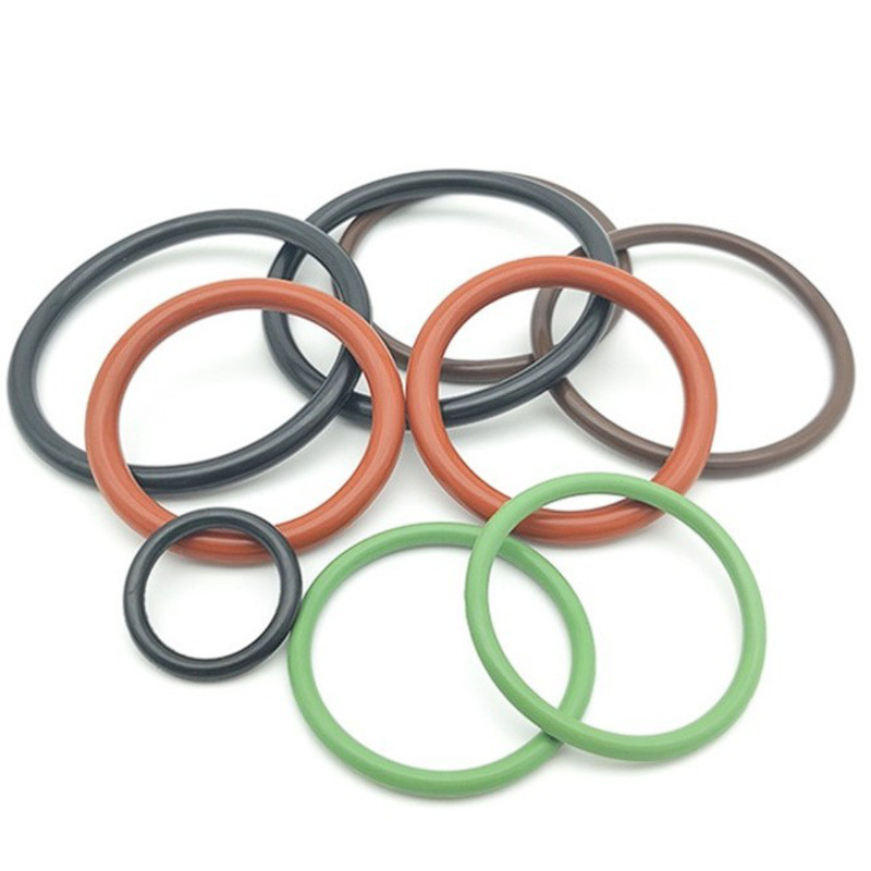 हाइड्रोलिक सिस्टम के लिए REACH प्रमाणित डी-आकार के सिलिकॉन EPDM O-ring NBR FKM सील रिंग